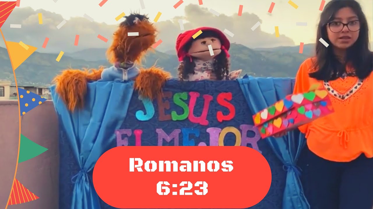 Enseñanzas bíblicas con títeres  para niños | Romanos 6:23