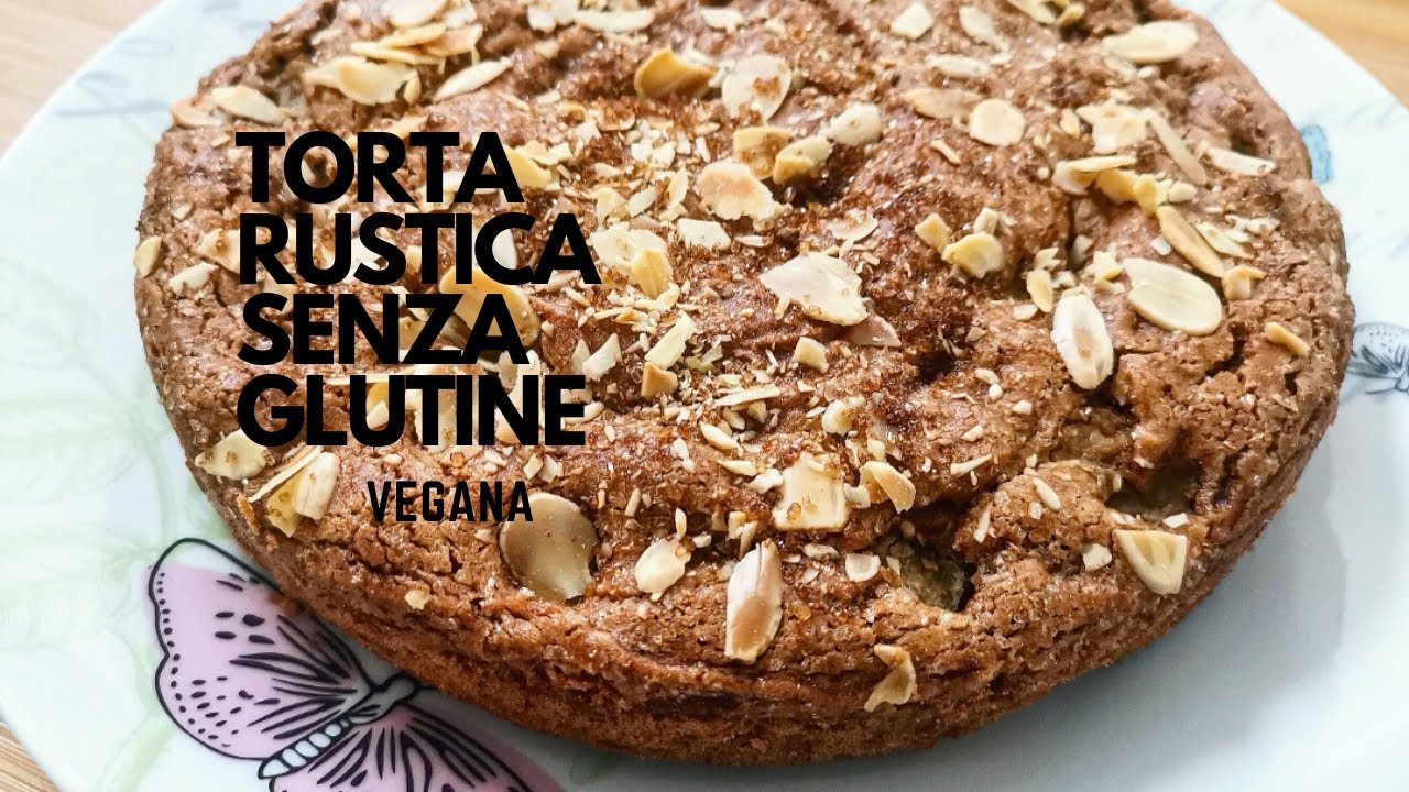 TORTA RUSTICA DI GRANO SARACENO E PERE, RICETTA VEGANA SENZA GLUTINE