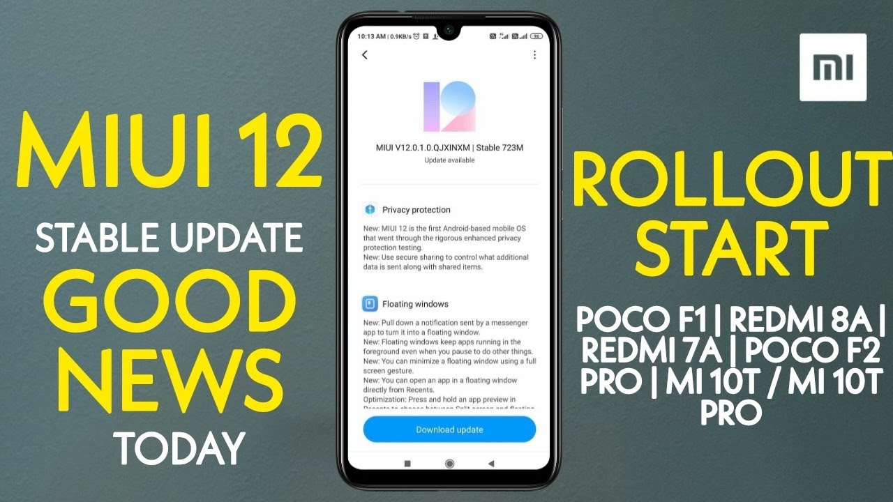 MIUI 12 INDIA STABLE UPDATE NEWS 9TH OCTOBER 2020 | MIUI 12 INDIA STABLE RELEASE { GOOD NEWS }