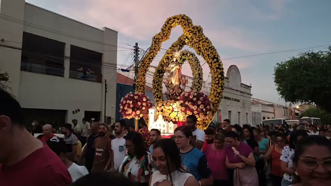Procissão de Nossa senhora da expectação padroeira do Icó @Paróquia Nossa Senhora da Expectação