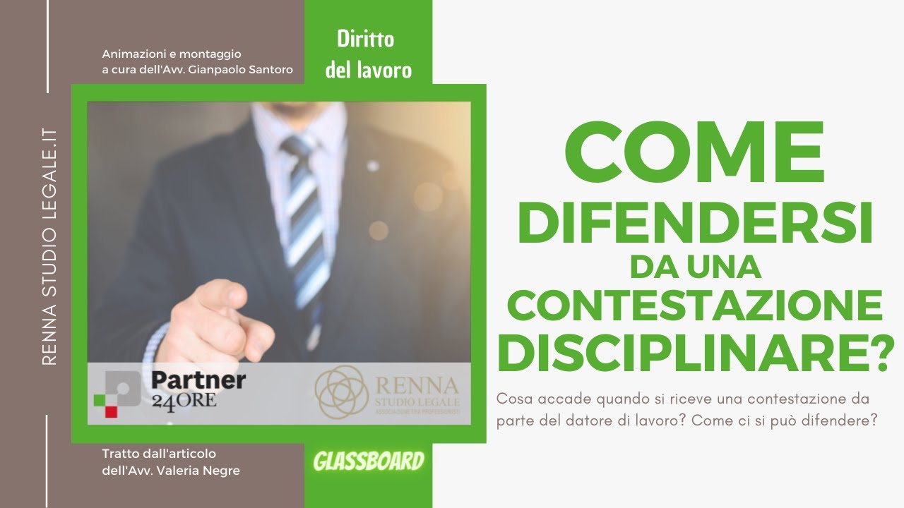 Come difendersi da una contestazione disciplinare