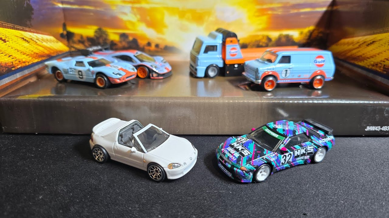 NOUL SET GULF HOT WHEELS 2026 + NISSAN PANDEM SI HONDA DEL SOL !!!