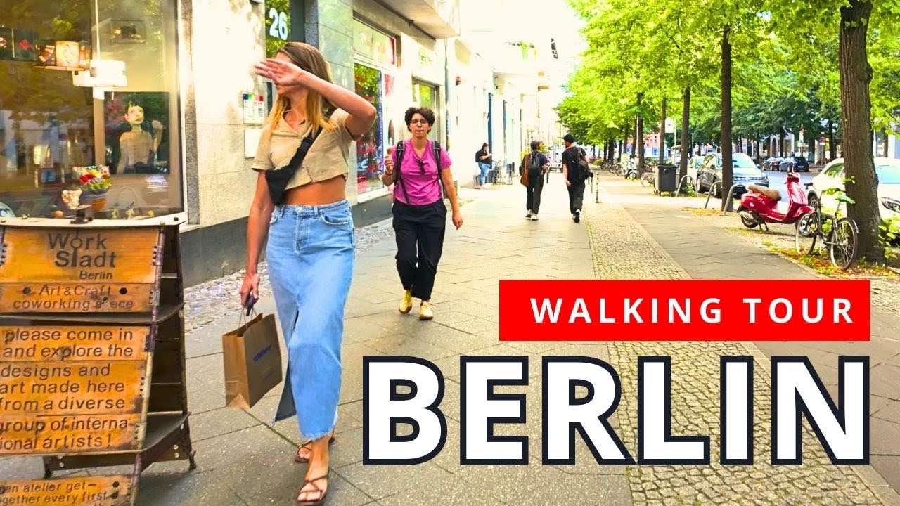 German Walking Tour 🇩🇪 Berlin Prenzlauer Berg City Walk [4K-60FPS HDR]