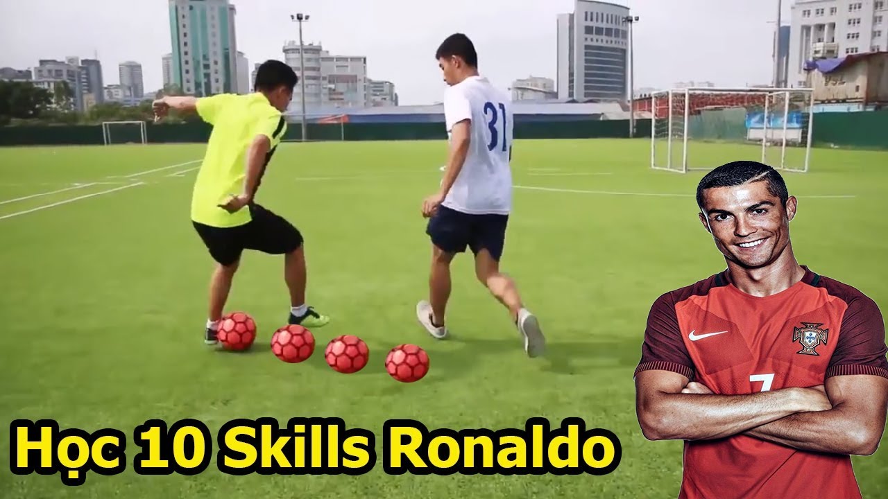 Dạy Bóng Đá : 10 kỹ thuật qua người đỉnh nhất của Ronaldo , Neymar , Messi và các sao U23 Việt Nam