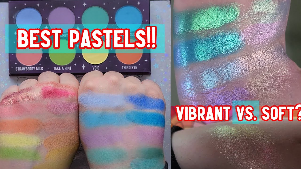 BEST PASTEL EYESHADOW DEEP DIVE |TERRA MOONS x SHROUD CREEPY CUTE (WHY I DIDN'T GET NATASHA DENONA)
