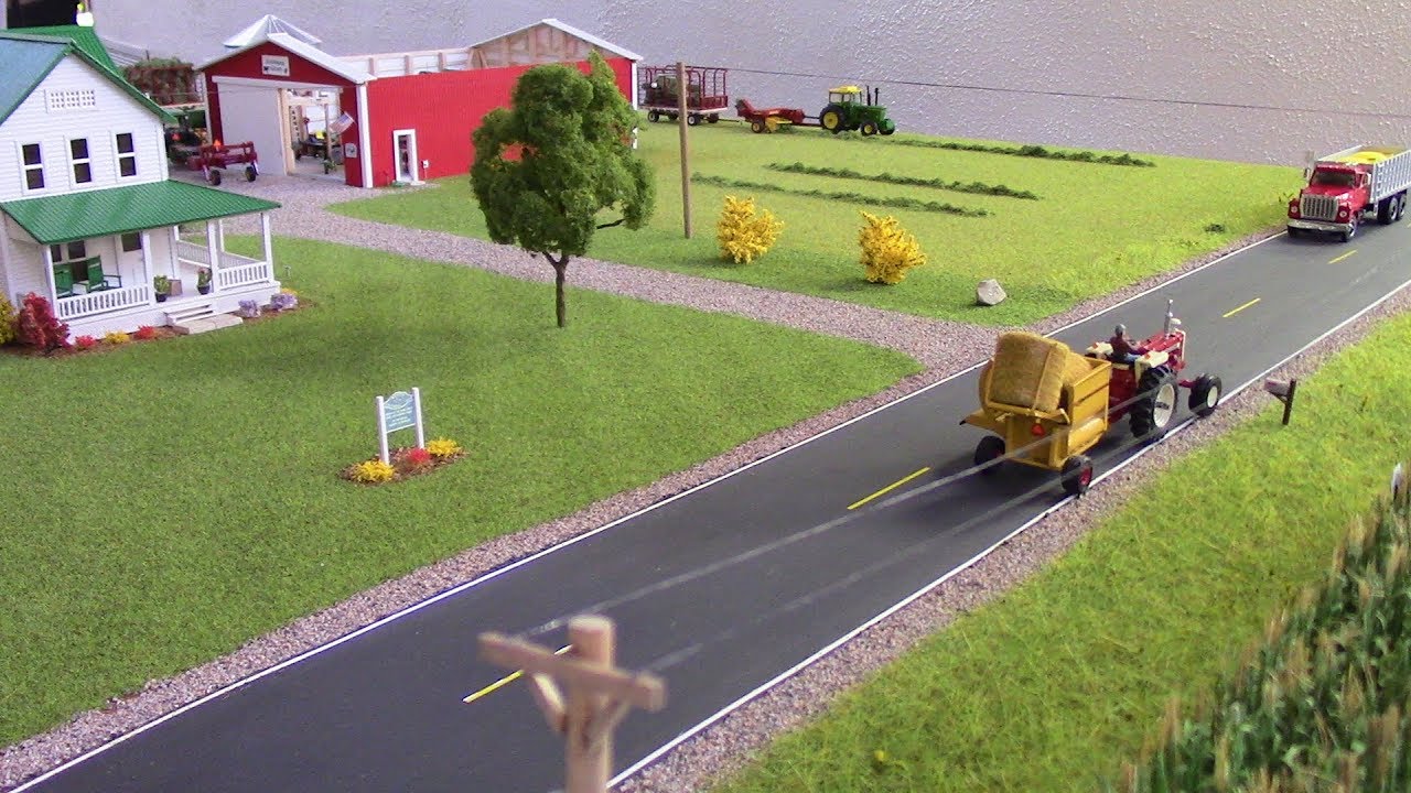 Kyle Shepard's Farm Display at the 2018 Lafayette Farm Toy Show