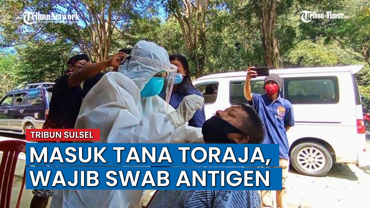 Pos PPKM Level 4 di Siguntu Tana Toraja, Warga Swab Antigen Ditempat