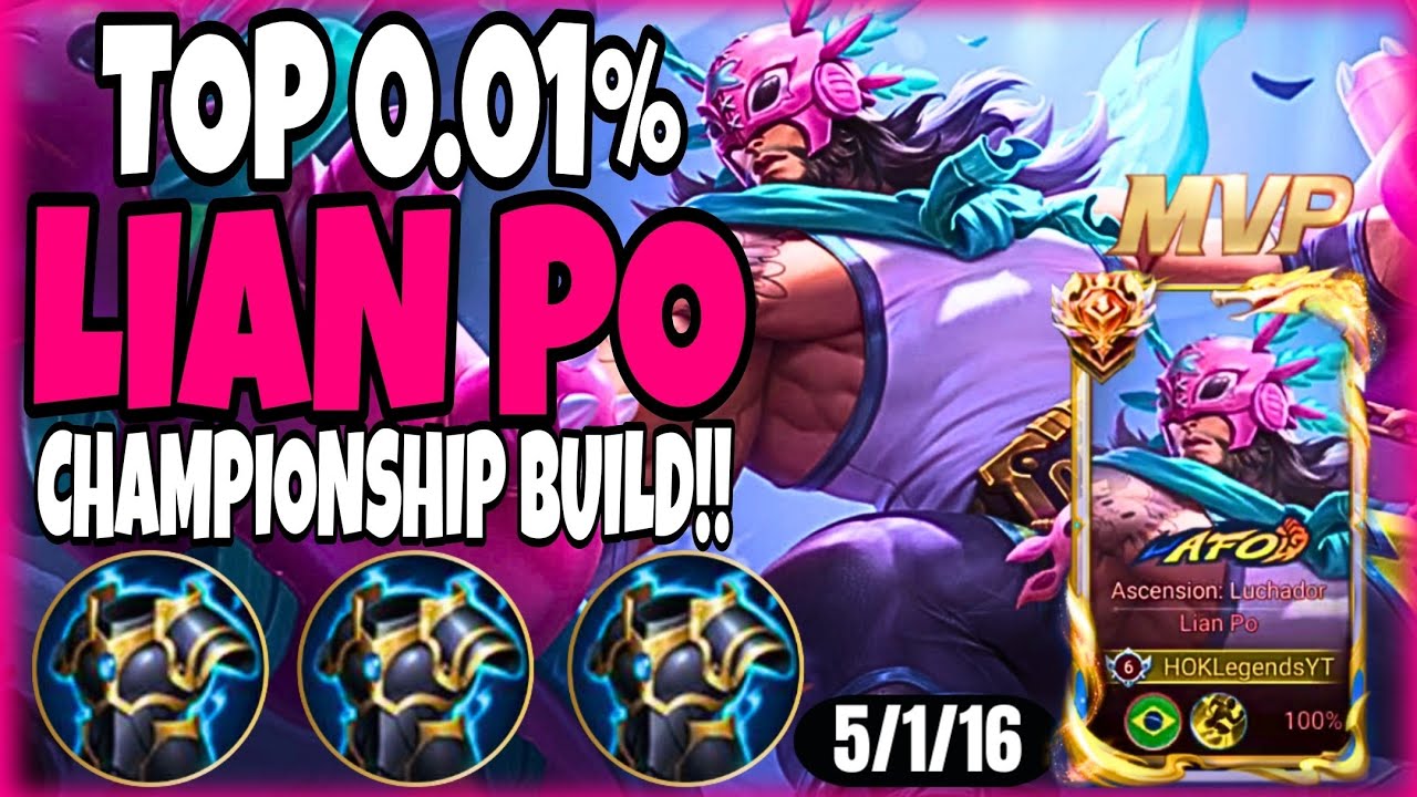 LIAN PO HONOR OF KINGS - NEW PATCH BUFF!! | RANK S7 MYTHIC