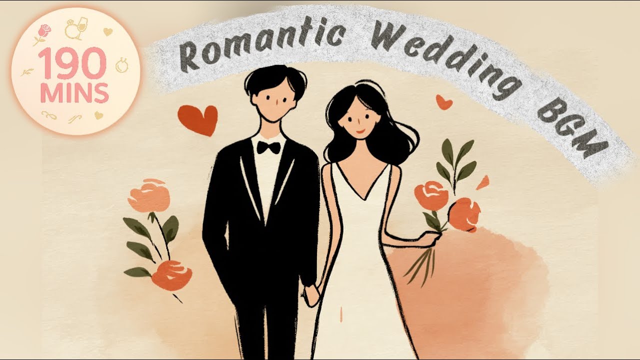 ✨ 3 Hours Romantic Wedding Background Music | Elegant Piano & Strings
