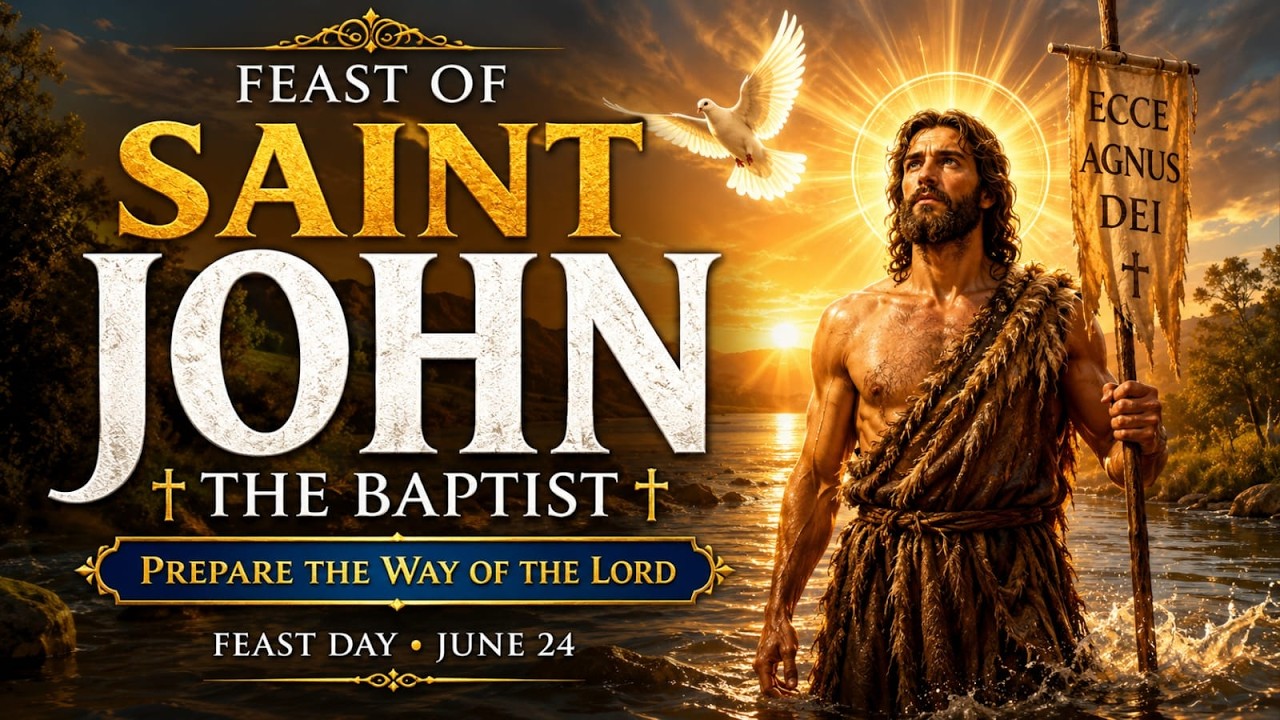 Saint John the Baptist Feast on 24th Jun | #nativity #cathedral#novena #rosary