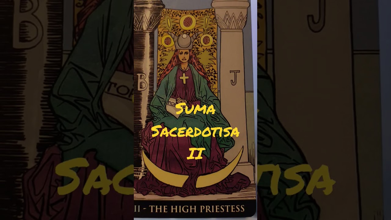 la suma sacerdotisa #juliayeltarot #aprendetarot #arcanosmayores #lasumasacerdotisa