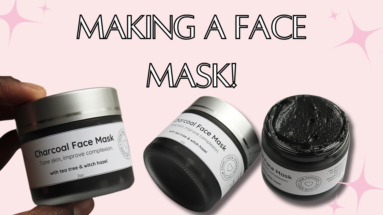 Making a Charcoal Face Mask for Clear Skin // Handmade Face Mask
