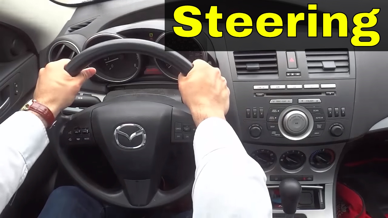 How To Turn A Steering Wheel Properly-Driving Lesson