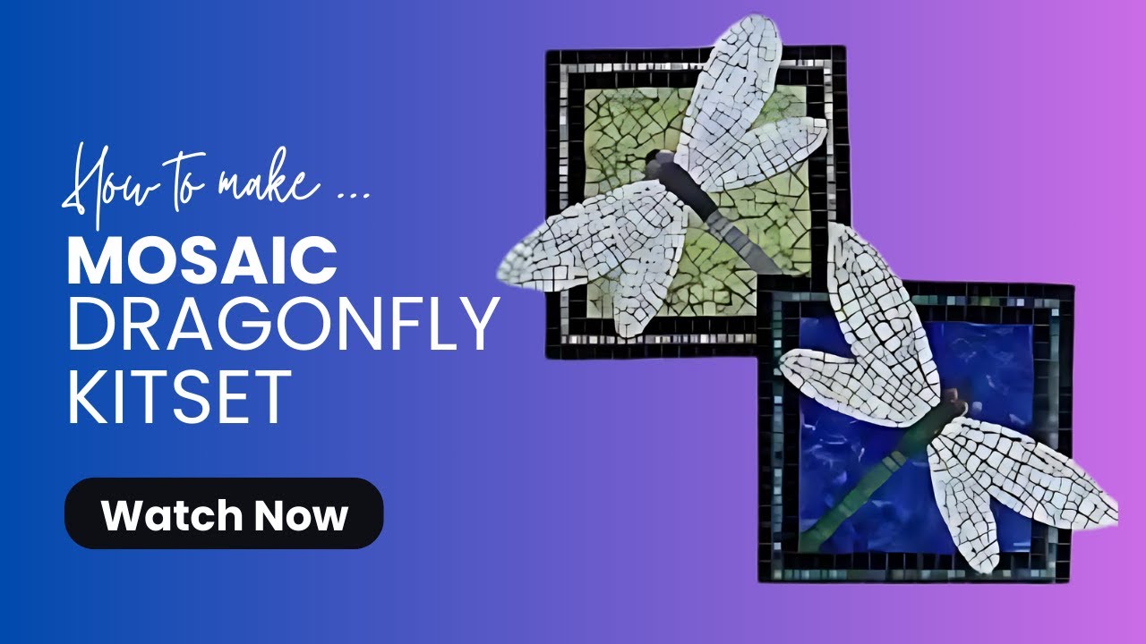 Mosaic Dragonfly Kitsets Tutorial - Easy to Follow