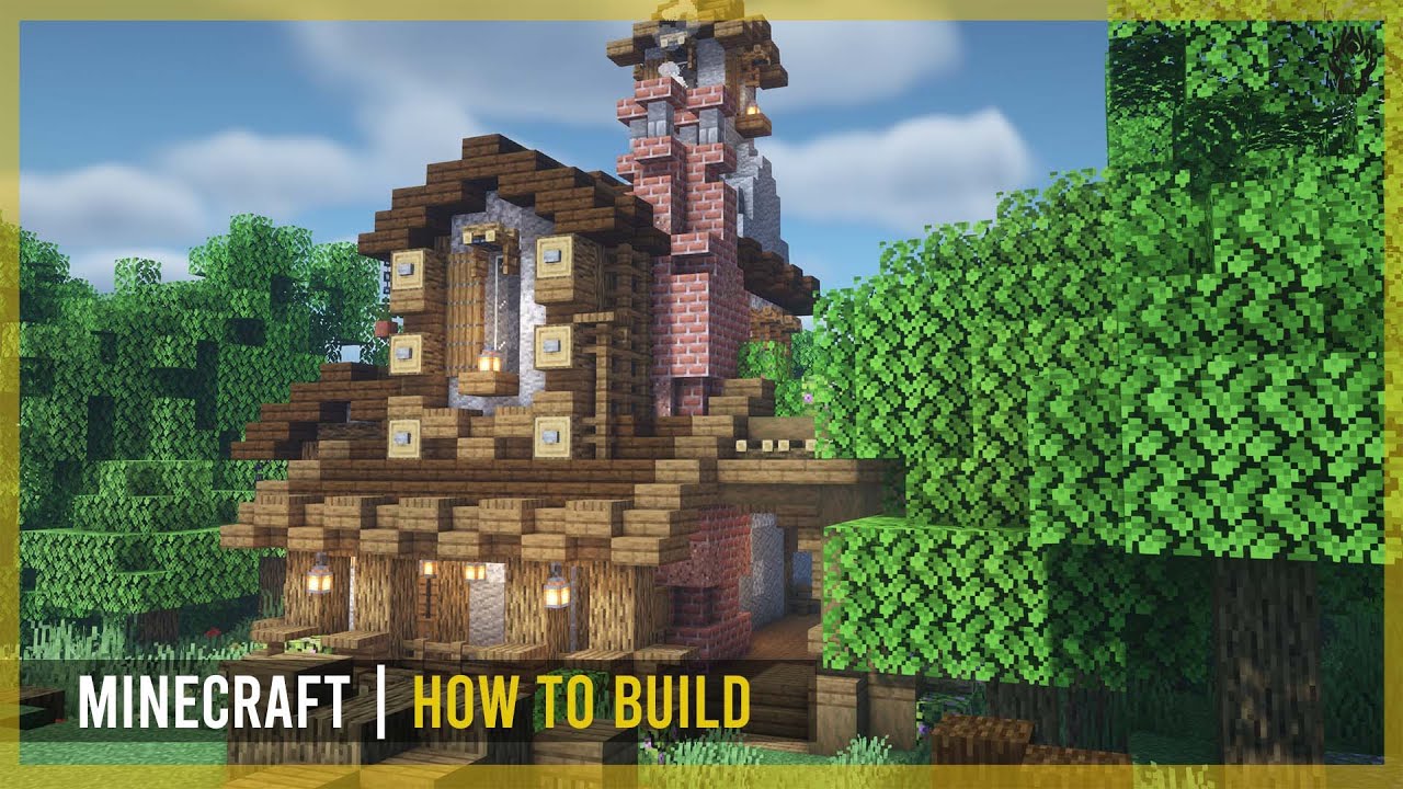 Minecraft How to Build a Forester's house (Tutorial)