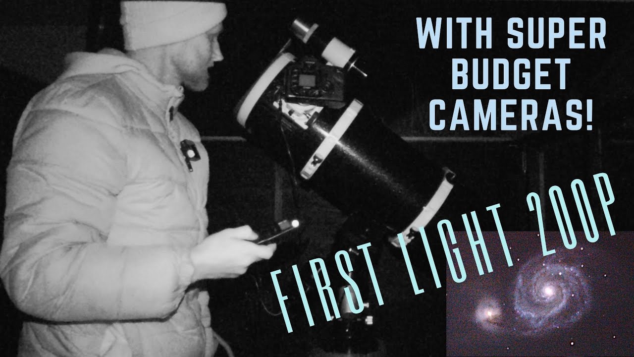Sky-Watcher 200p with the Cheapest DLSRs I could find!