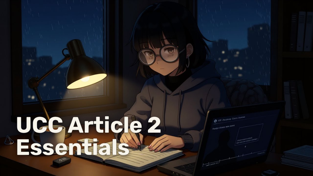 UCC Article 2: Sales Essentials — Learn Law in Your Sleep 😴📘