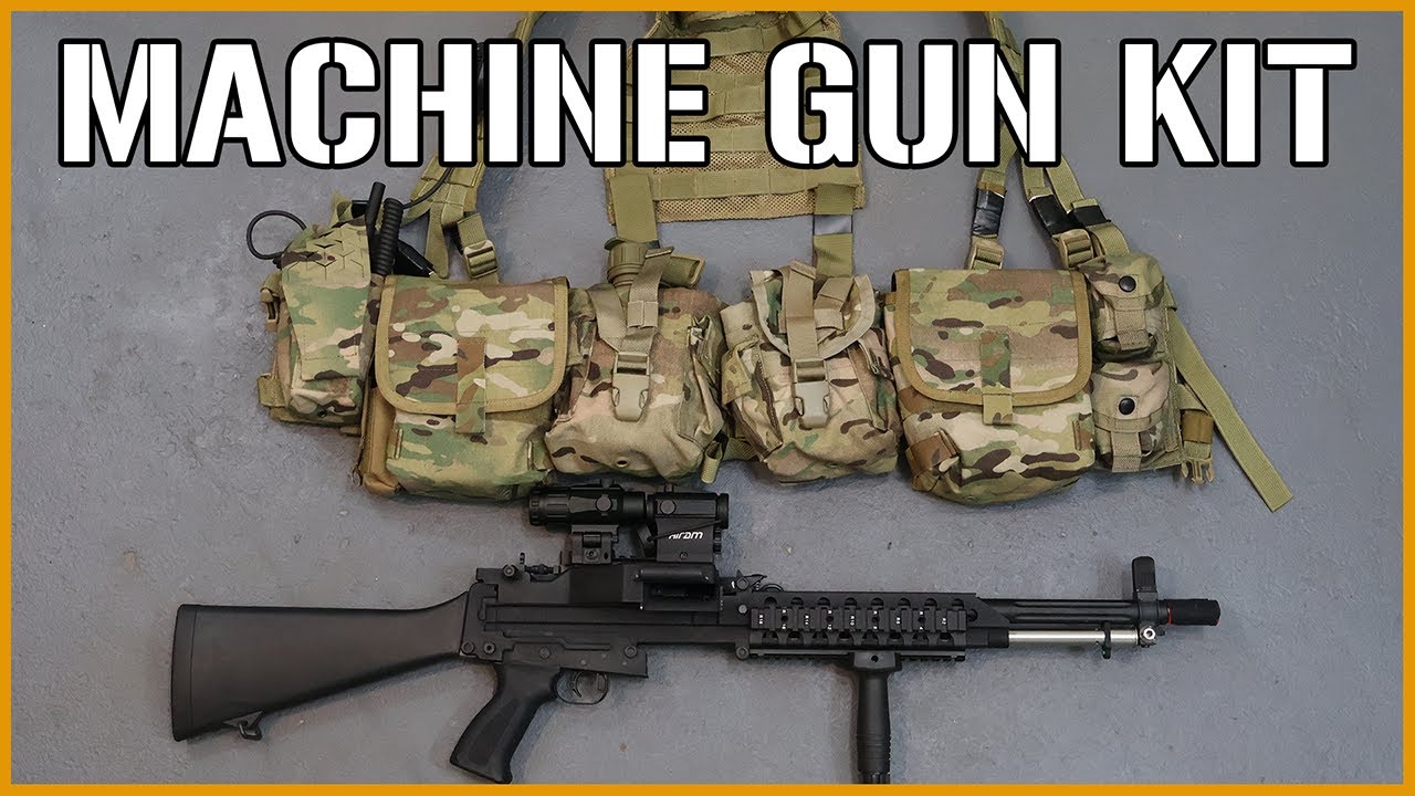 Airsoft Machine Gun Loadout