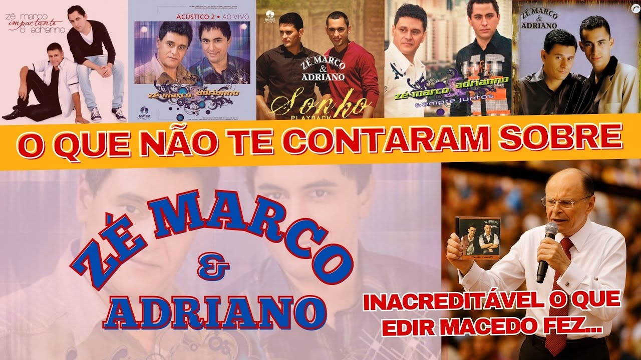 O que NÃO te Contaram sobre ZÉ MARCO E ADRIANO