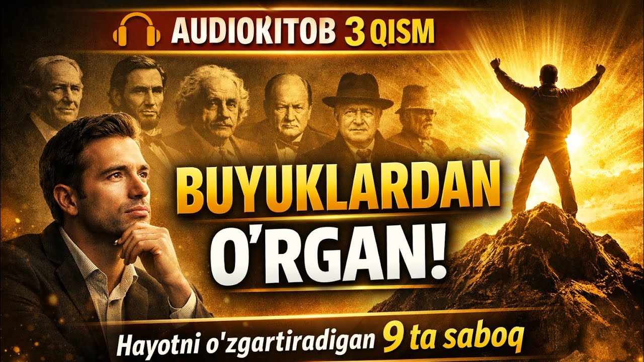 BUYUK ODAMLAR QANDAY FIKRLAYDI? | Buyuklardan o‘rganing 1-qism | Audiokitob