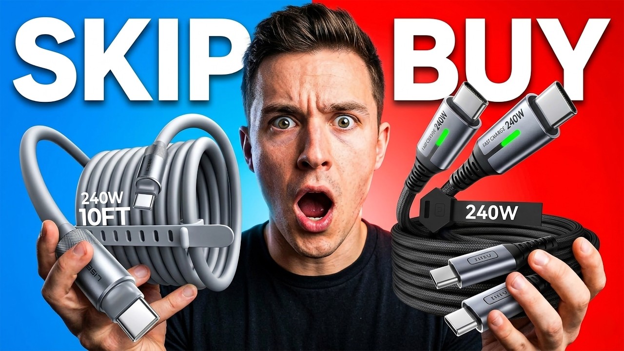 Стоит присмотреться: 5 лучших кабелей USB-C на USB-C мощностью 240 Вт в 2026 году!