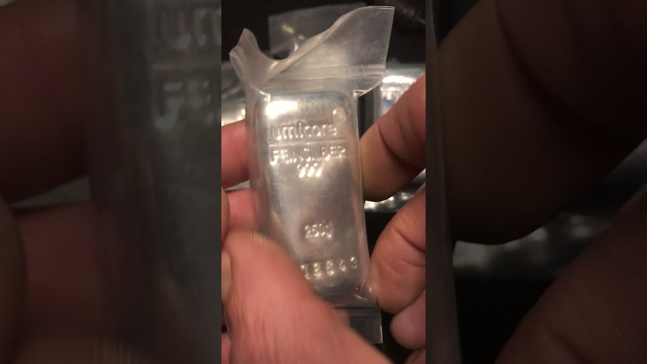 Silver Bar Umicore - Zilverbaar Umicore 250 gram