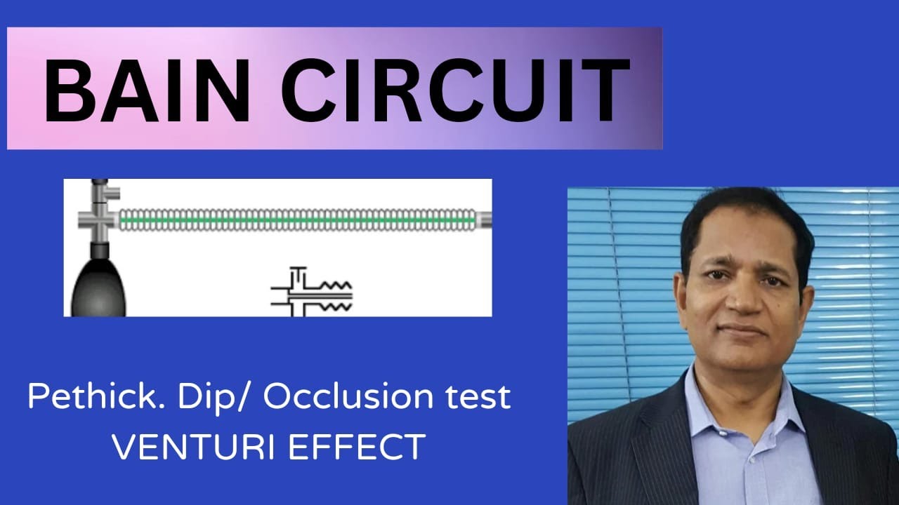 BAIN CIRCUIT TESTS.  VENTURI EFFECT IN PETHICK TEST