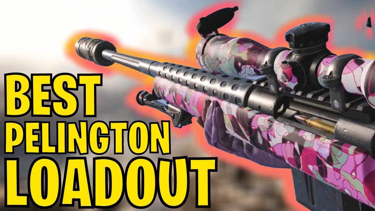 BEST SNIPER IN WARZONE - Pelington 703 Guide - Class & Attachments