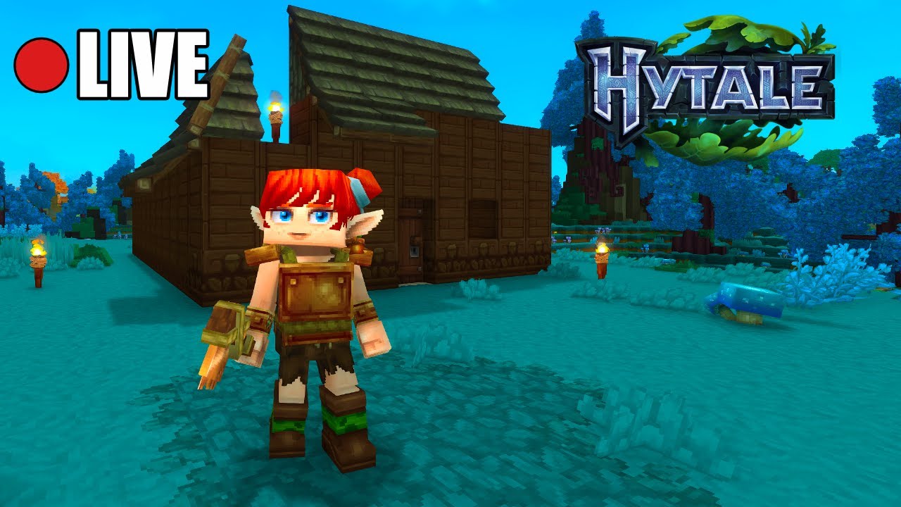 🔴 LIVE | Building in HYTALE!