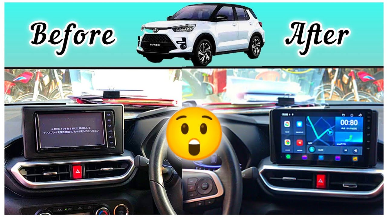Toyota Raize | Model 2024 | android panel installation