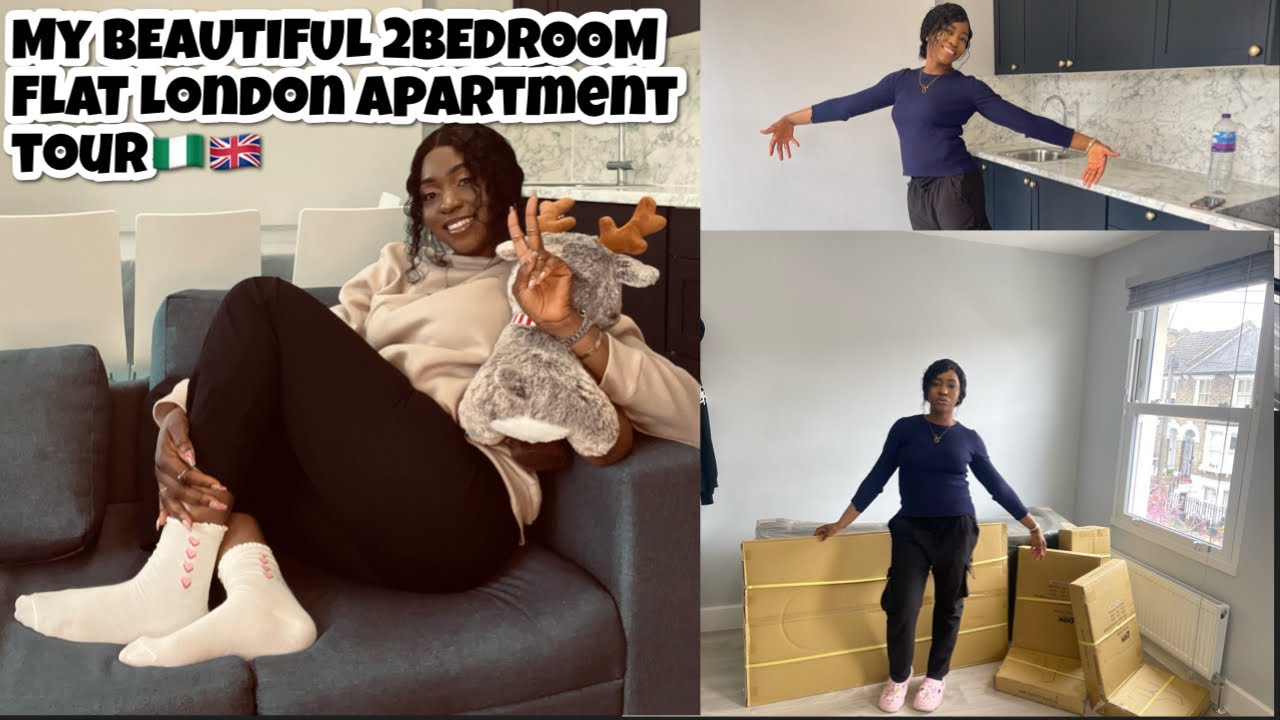 MY LONDON APARTMENT TOUR | TWO BEDROOM FLAT | NEWLY BUILT | SAME DAY FURNISHING | COST OF RENTING