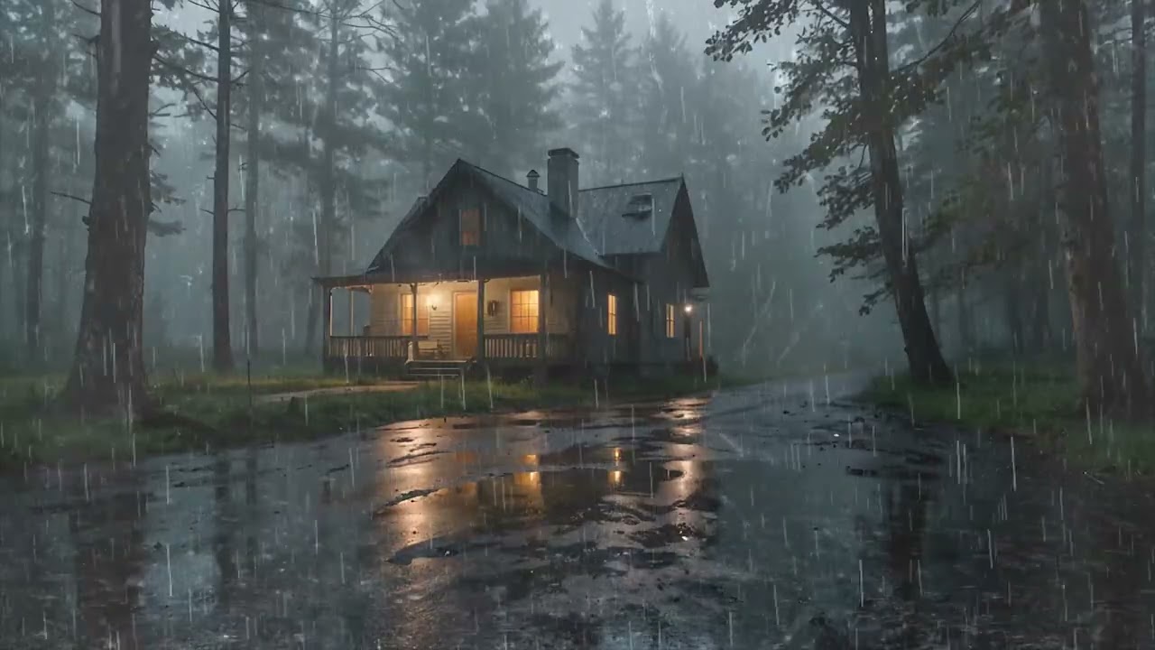 🌧️ Heavy Rain & Thunder on a Rusted Tin Roof – Fall Asleep in Minutes
