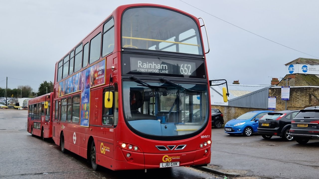 FRV | SCHOOL BUS 652 UPMINSTER STATION - RAINHAM ABBEY WOOD LANE (LJ61GXK) WHV11