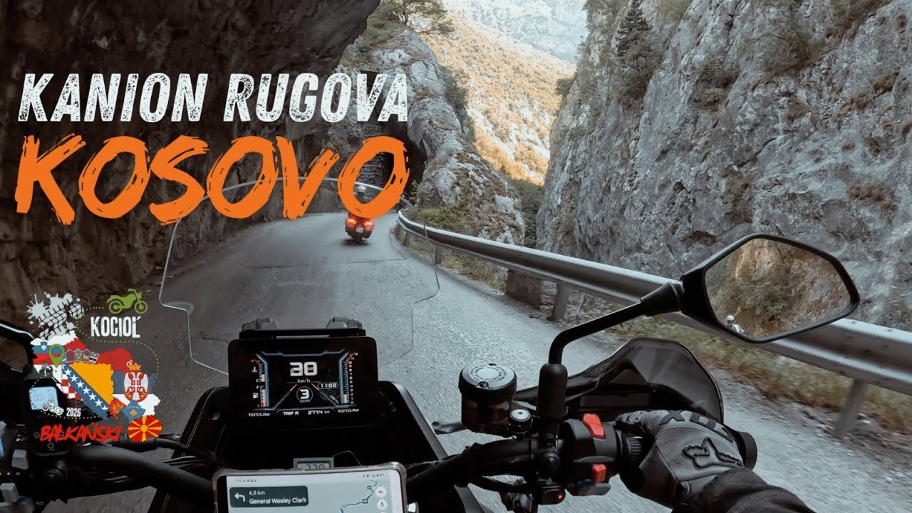 Kocioł Bałkański - Kanion Rugova - Kosovo - QJMotor SVT650