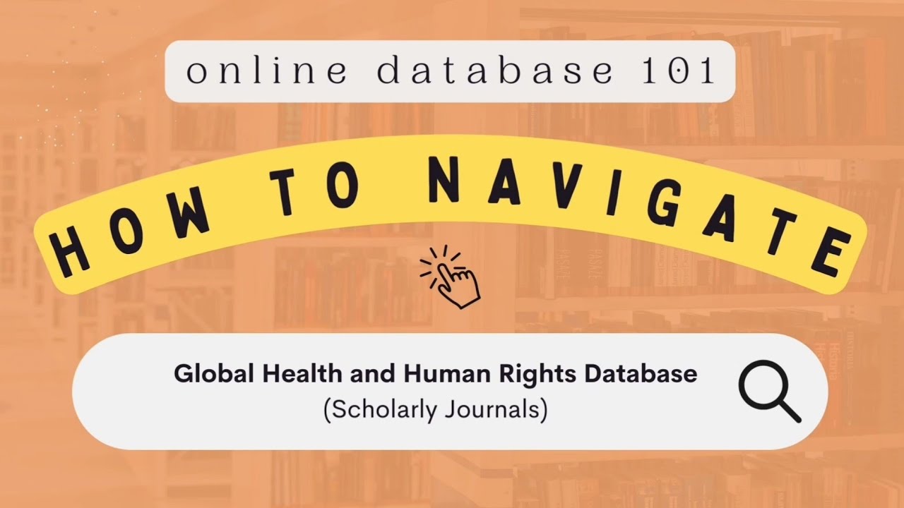 Global Health and Human Rights Database