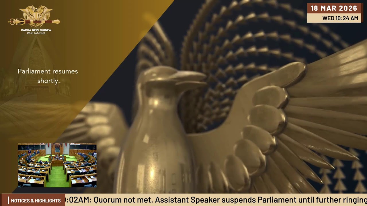 PARLIAMENT SITTING | 18th March, 2026