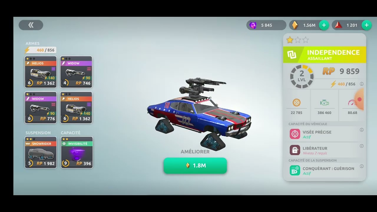 steel rage #19 new car (indépendance)