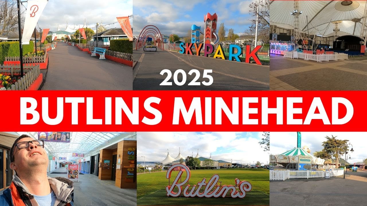 Butlins Minehead Tour 2025 Skyline, Skypark, Funfair + More