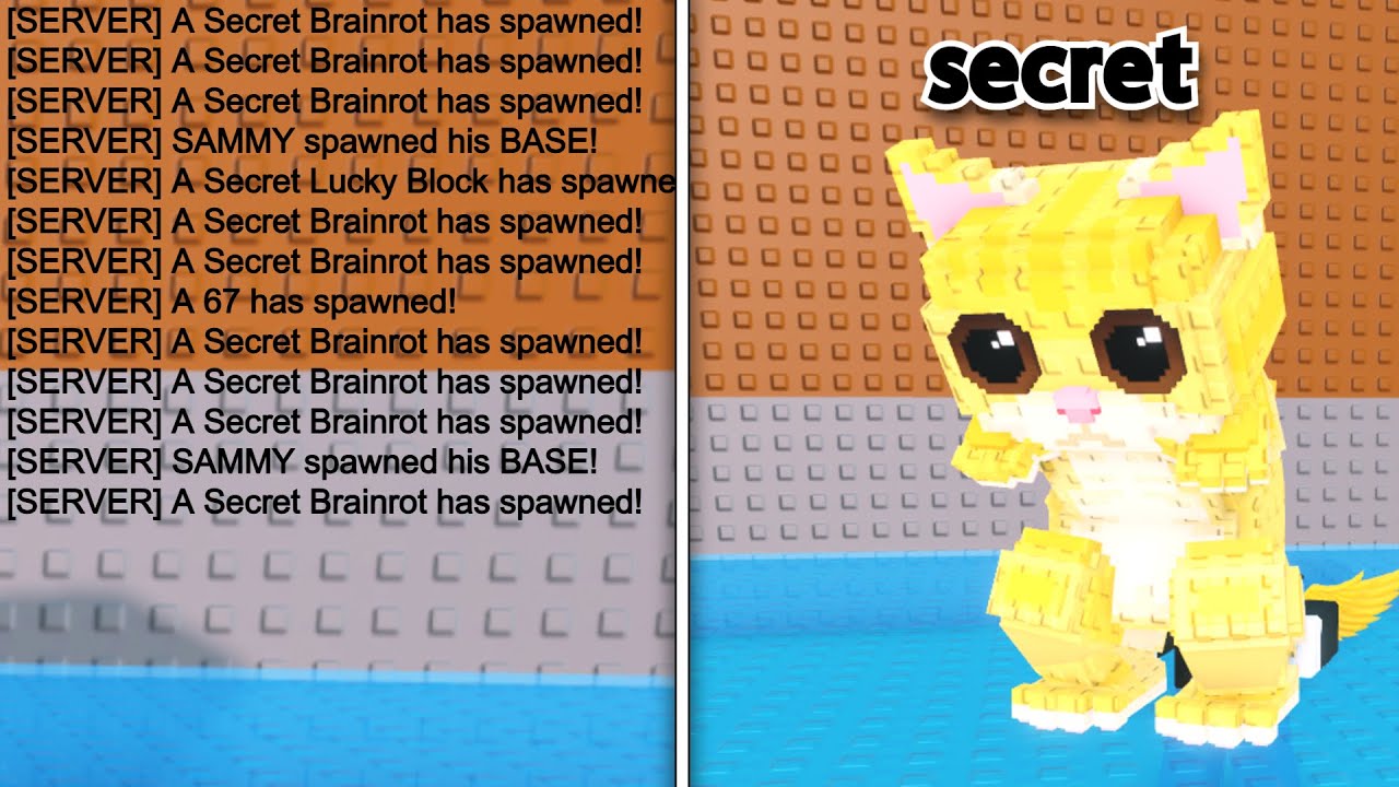 He keeps spawning this Secret Brainrot (Steal a Brainrot)