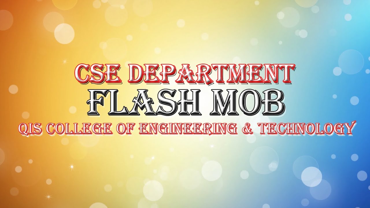 QIS CSE FLASHMOB #SPARK2K23