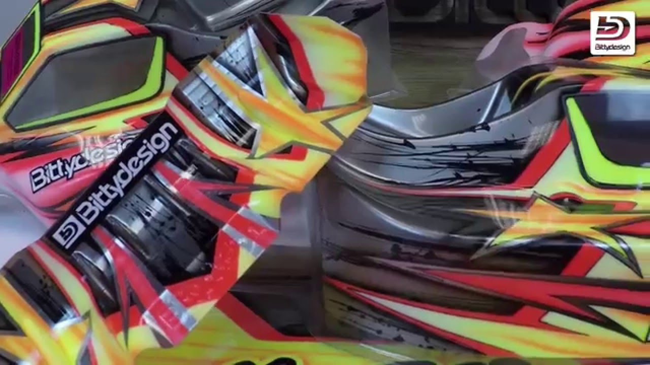 Bittydesign Liquid Mask - How to paint Kyle Johnson R/C bodies.