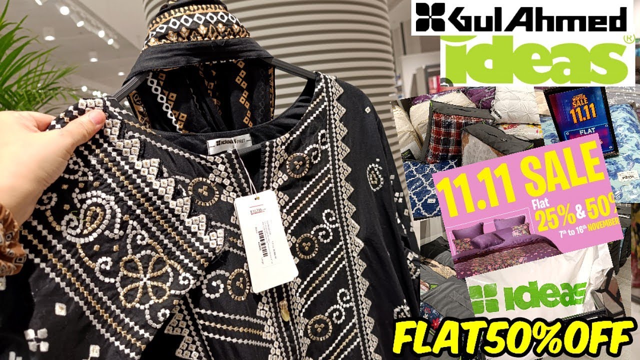 Gulahmed Flat 50%Off🔥Ideas By Gulahmed 11.11 Sale 2025🔥Pillow,bedsheets,comforters