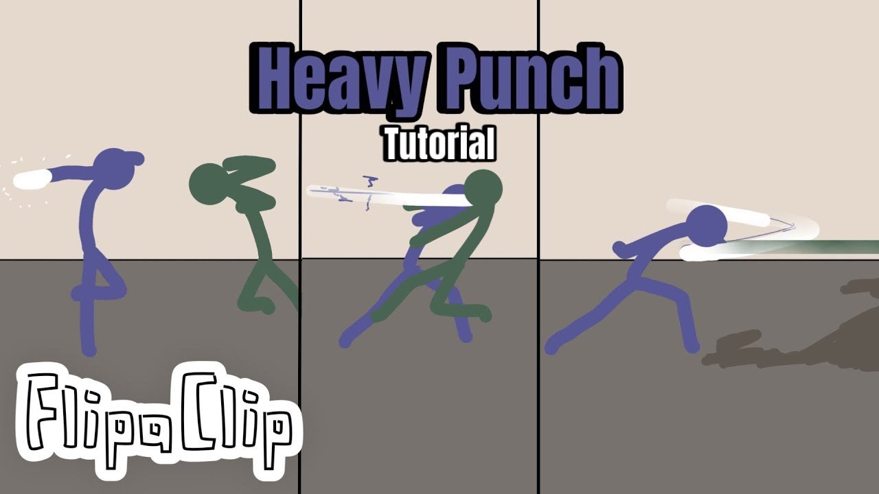 Как я анимировал удар Стикмена на FlipaClip (Speedanimation)