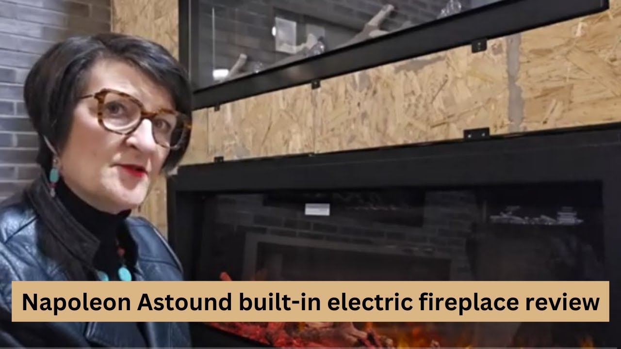 Обзор встроенного электрического камина Napoleon Astound #electricfireplace #electricfire