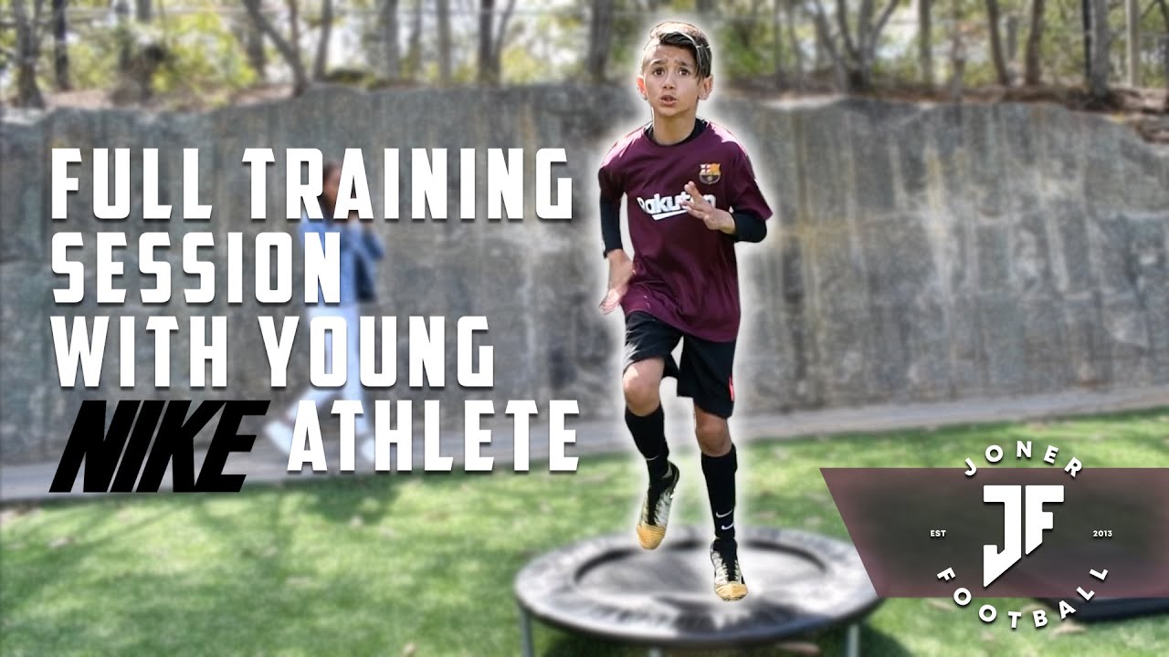 😱FULL TRAINING SESSION With Young Nike Athlete Beckham Baker🔥😱 | Joner Football