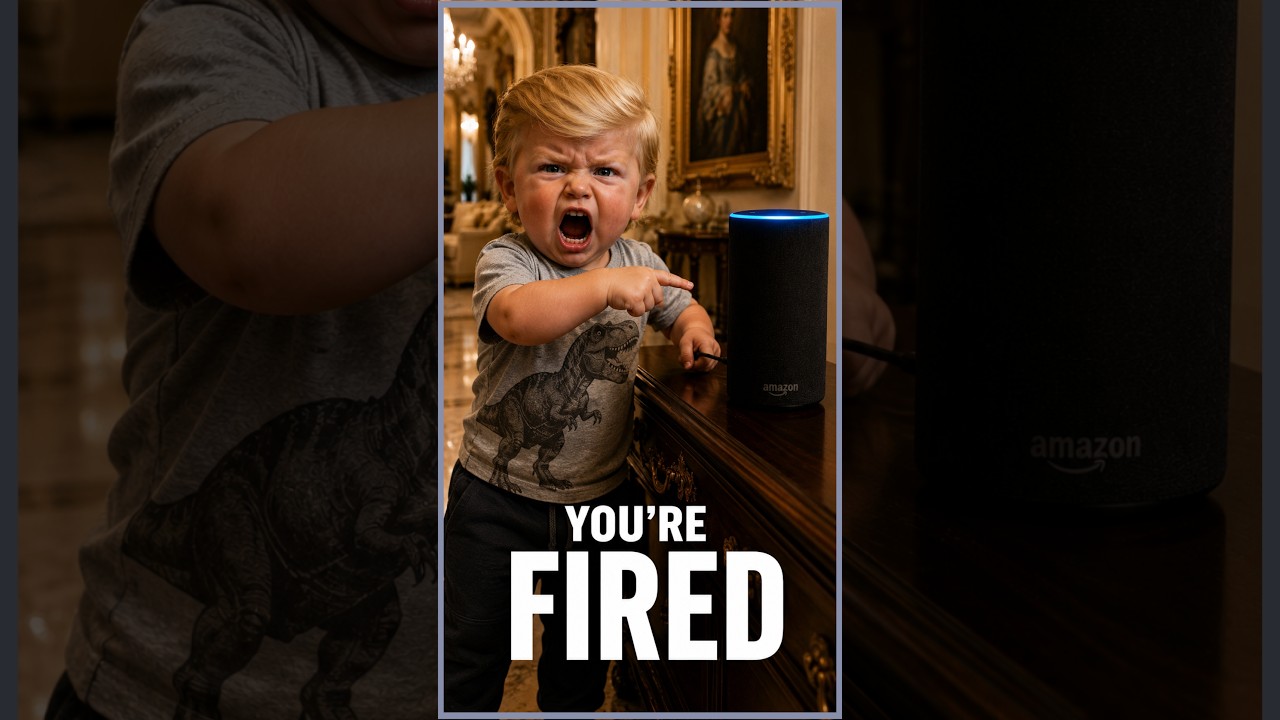 Baby Trump Unplugs Alexa For Lying 💀