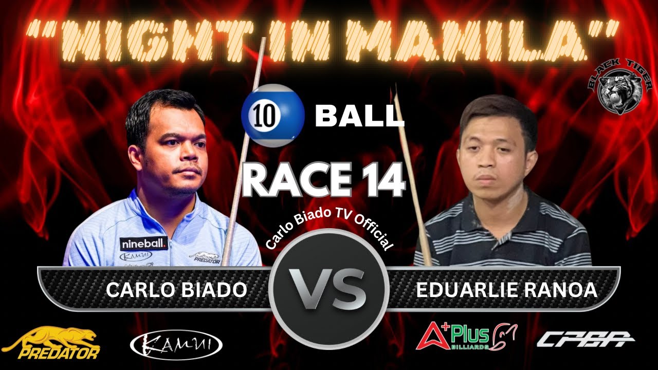 Carlo Biado VS Eduarlie “Majimboo” Ranoa 🔹6.10 handicap 🔹Race 14