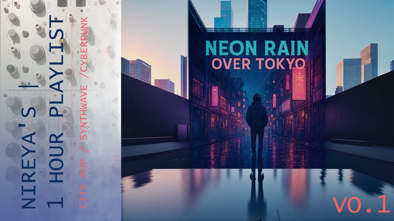 Nireya's | 🌇Citypop \ synth \ cyberpunk? | 1hour Playlist 🎧| Relax & Chill🧘🏻&zwj;♀️ | 📼 Vo.1