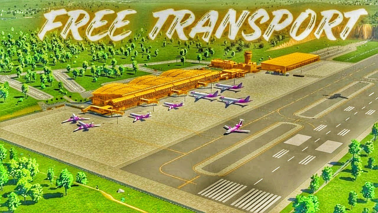 I BUILT A FREE TRANSPORT IN CITY SKYLINES 2 SUSH YT