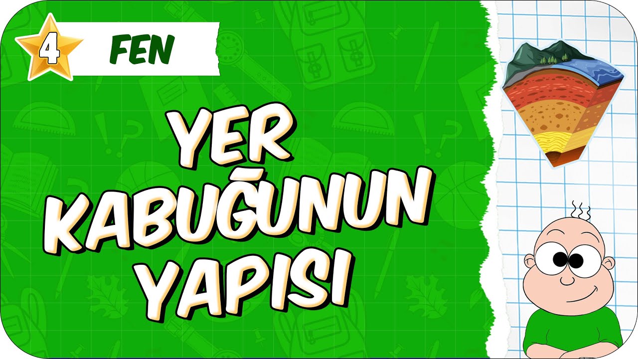 Yer Kabuğunun Yapısı 📗 4. Sınıf Fen #2026